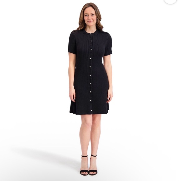 French Connection Black Mini Dress - Picture 2 of 4